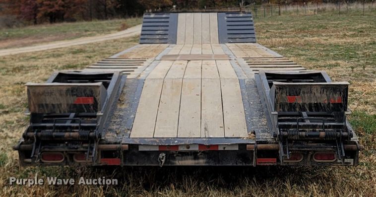 image for item DR3342 2021 Pitts Trailers LB25-33CS  drop deck equipment trailer