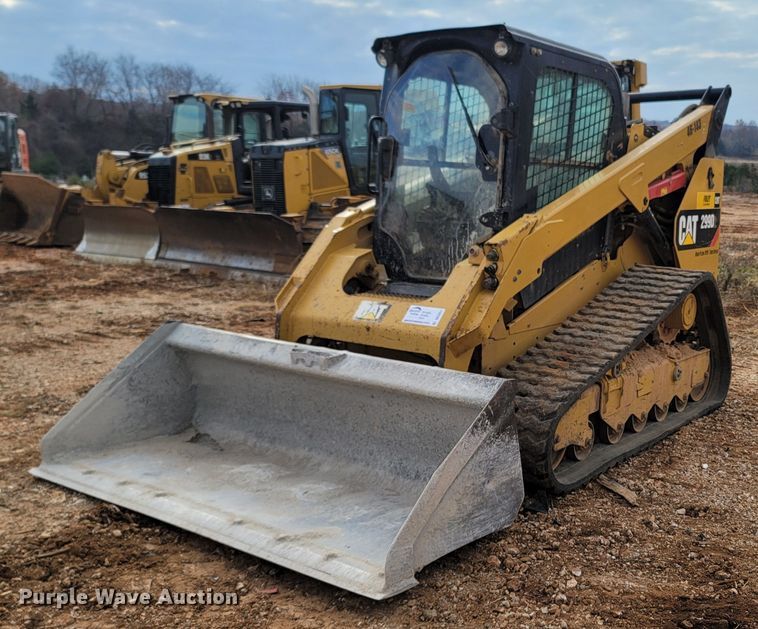 image for item DR3351 2018 Caterpillar 299D2  tracked skid steer loader