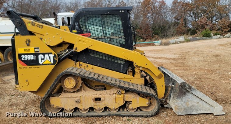 image for item DR3351 2018 Caterpillar 299D2  tracked skid steer loader