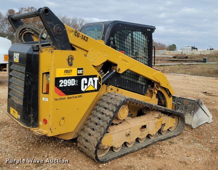 image for item DR3351 2018 Caterpillar 299D2  tracked skid steer loader