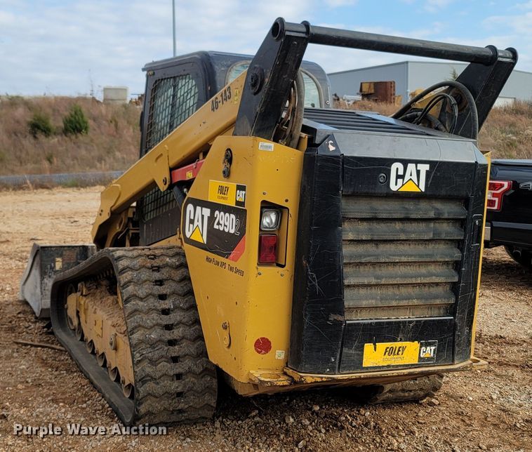 image for item DR3351 2018 Caterpillar 299D2  tracked skid steer loader