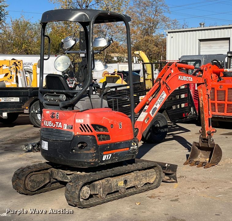 image for item DR7292 2014 Kubota U17  mini excavator