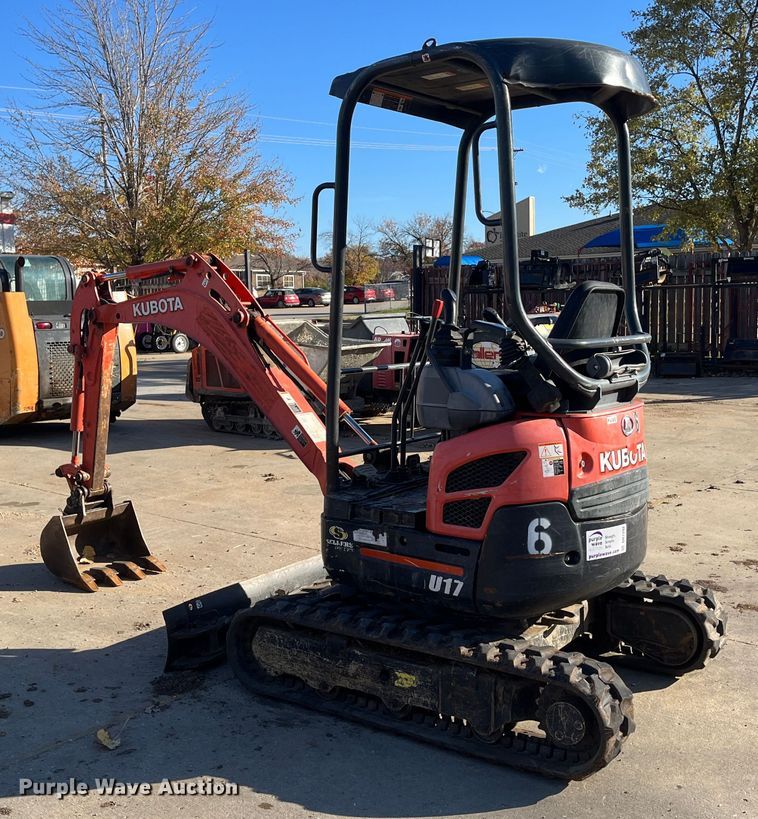 image for item DR7292 2014 Kubota U17  mini excavator