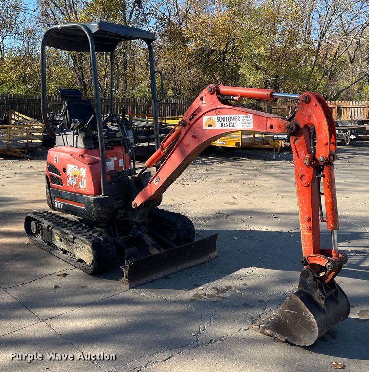 image for item DR7293 2013 Kubota U17  mini excavator