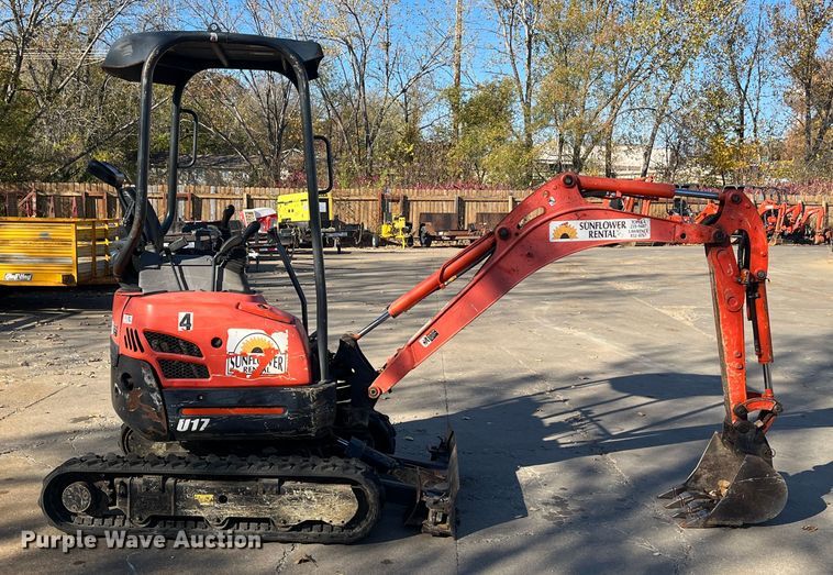image for item DR7293 2013 Kubota U17  mini excavator