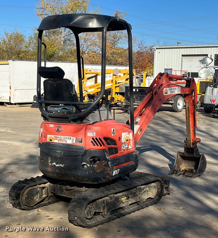 image for item DR7293 2013 Kubota U17  mini excavator