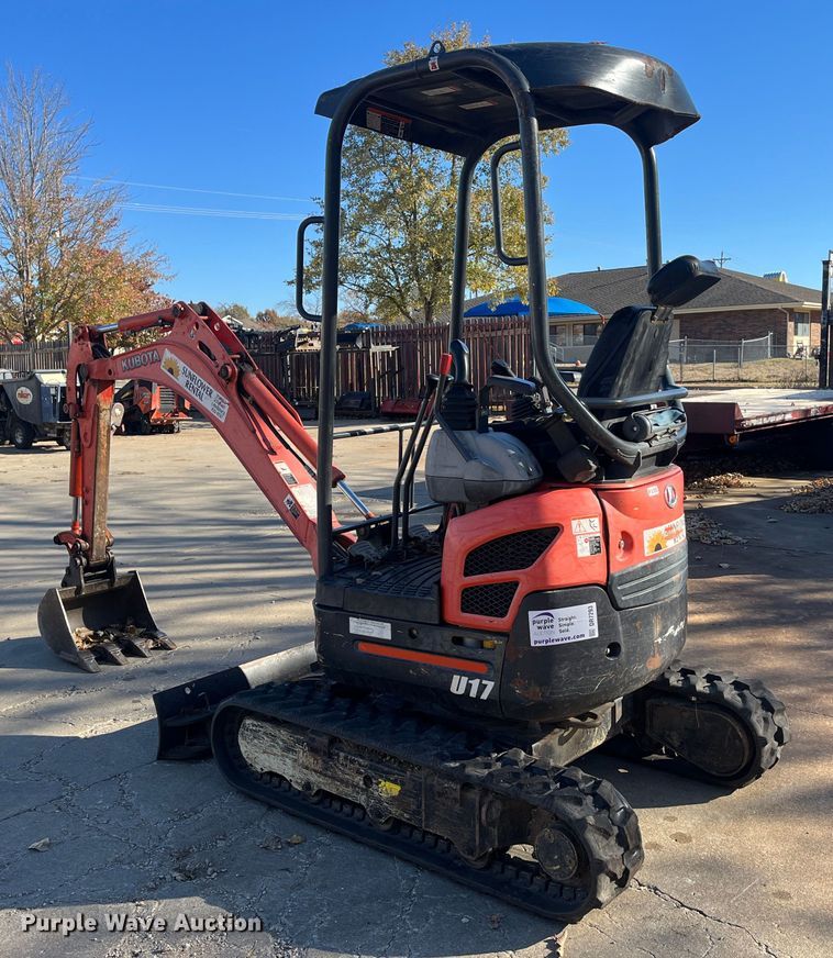image for item DR7293 2013 Kubota U17  mini excavator