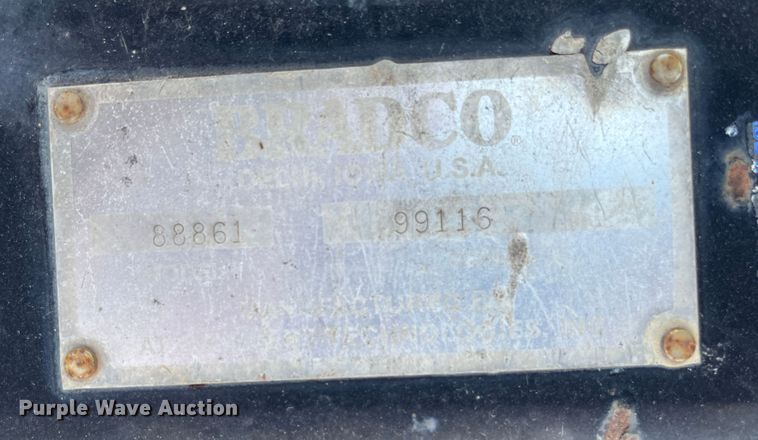 image for item DR7302 Bradco 88861 Powrdozer  skid steer dozer blade