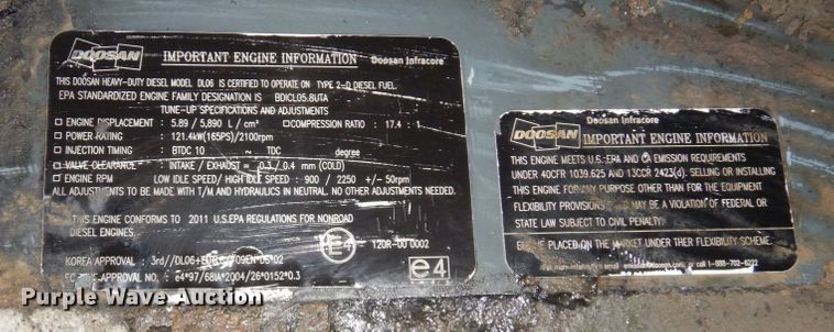 image for item DS1491 Doosan DL250  wheel loader