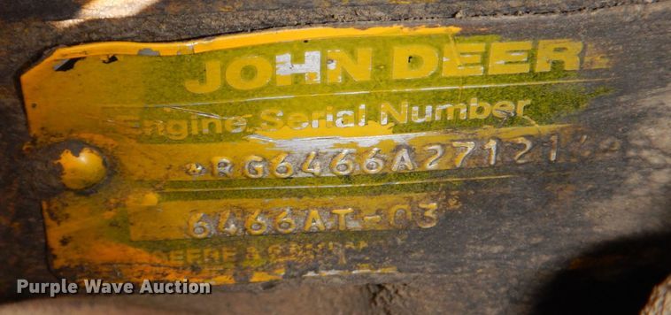 image for item DS1512 1984 John Deere 762A  water wagon