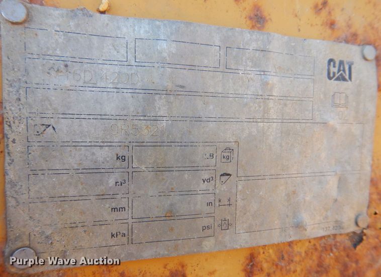 image for item DS8245 2006 Caterpillar 420E  backhoe