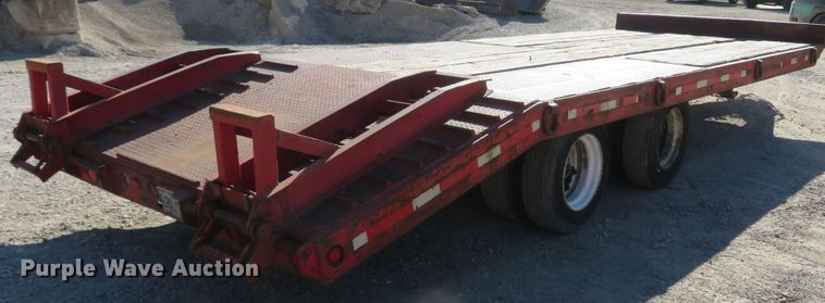 image for item FB9824 1985 Interstate 40DA  equipment trailer