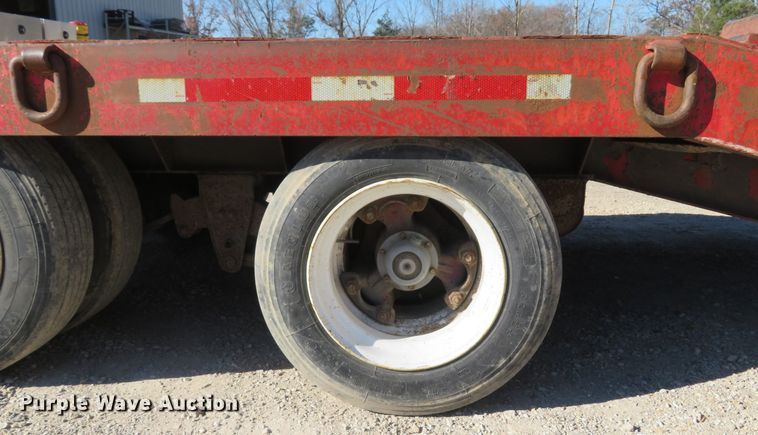 image for item FB9824 1985 Interstate 40DA  equipment trailer