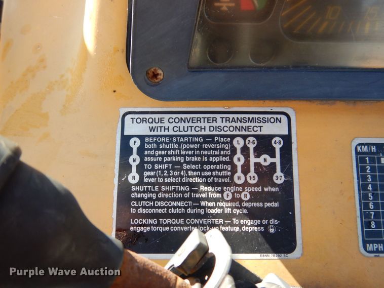 image for item JL9856 1994 Ford 545D  industrial tractor