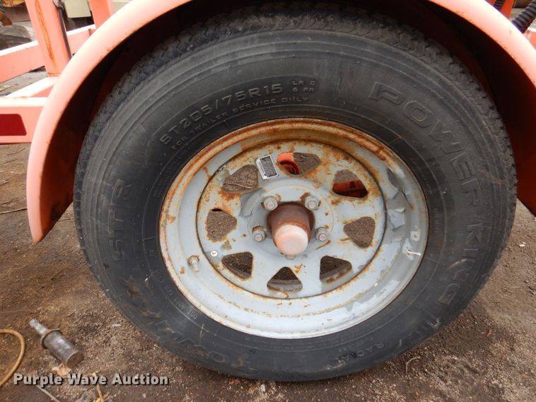 image for item JL9860 2005 Wanco WVTM  message board trailer