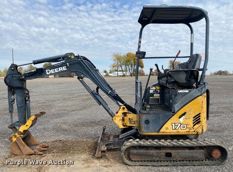 image for item JW9332 2008 John Deere 17D  mini excavator
