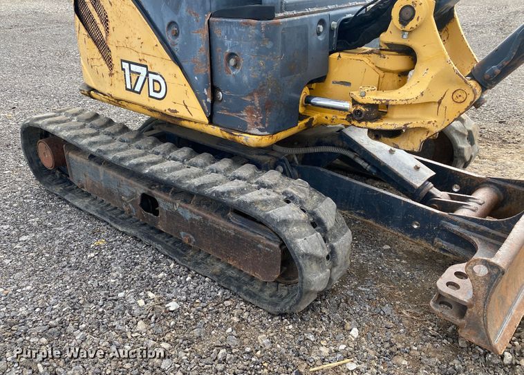 image for item JW9332 2008 John Deere 17D  mini excavator