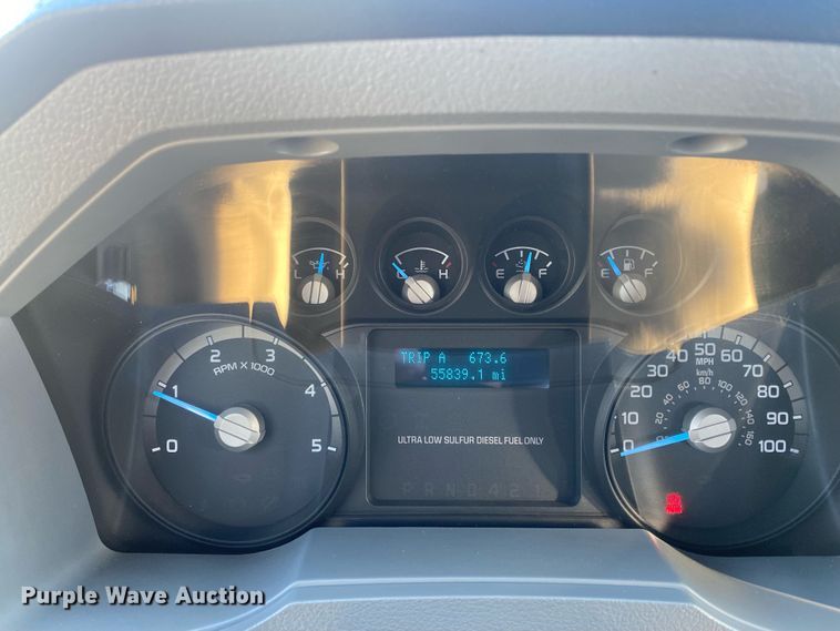 image for item JW9337 2013 Ford F750 Super Duty  SuperCab crane truck