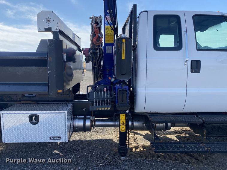 image for item JW9337 2013 Ford F750 Super Duty  SuperCab crane truck