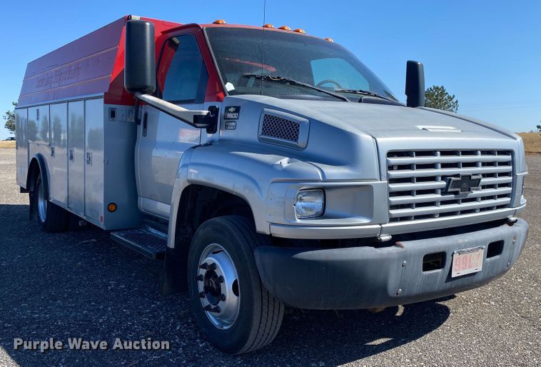 image for item JW9347 2007 Chevrolet C5500  utility / service truck