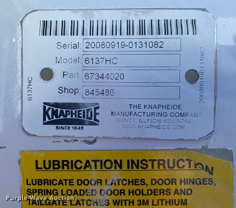 image for item JW9353 2009 Ford F750 Super Duty  SuperCab utility / service truck