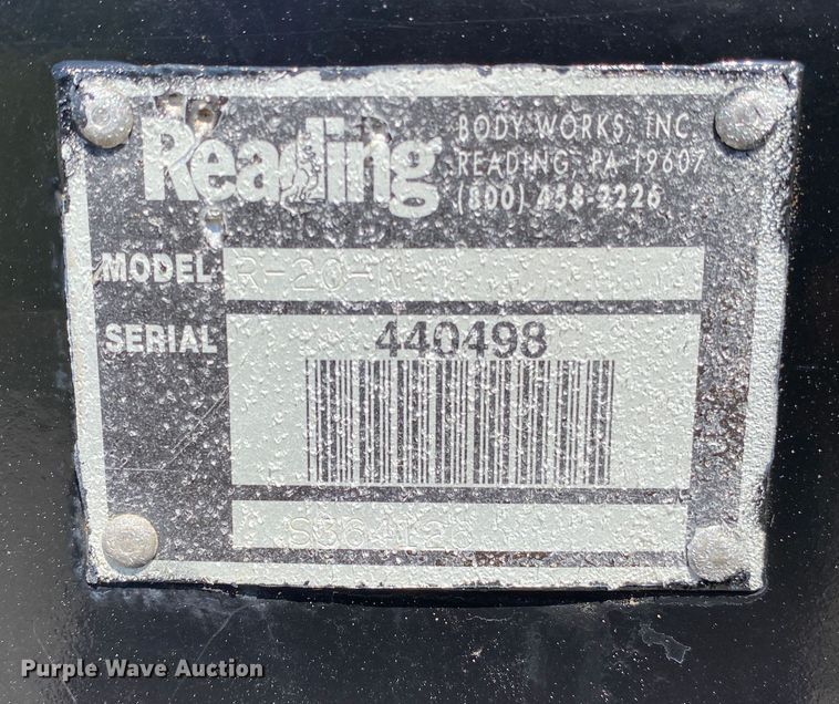 image for item JW9425 1997 Ford F800  crane truck