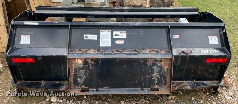 image for item KE9327 Land Pride SSP2596  96"W skid steer snow pusher