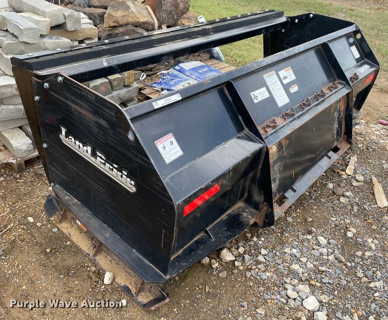image for item KE9327 Land Pride SSP2596  96"W skid steer snow pusher