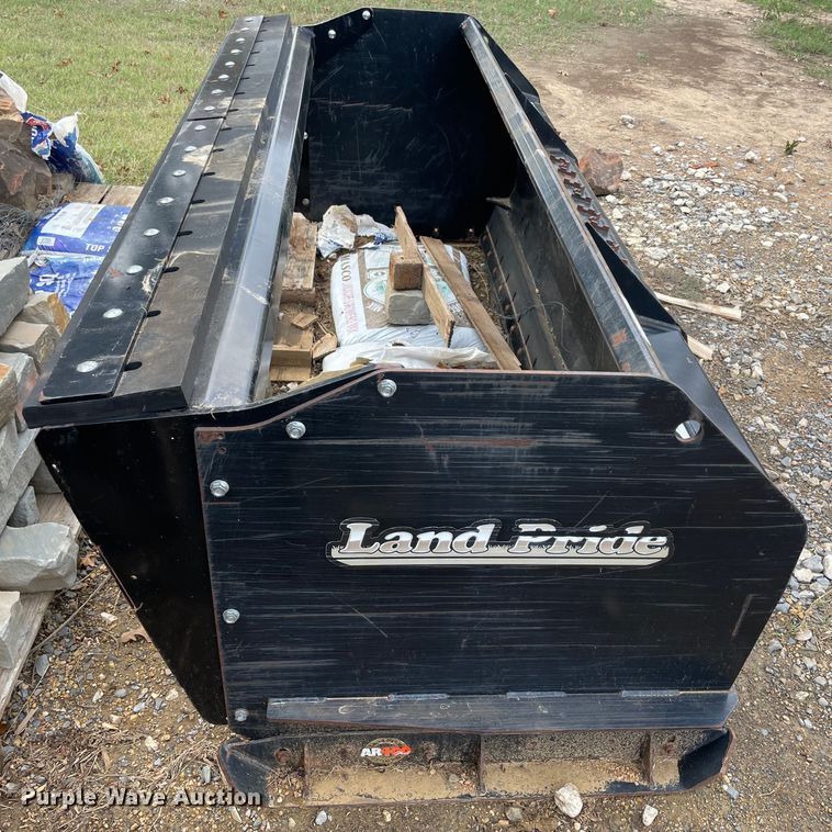 image for item KE9327 Land Pride SSP2596  96"W skid steer snow pusher