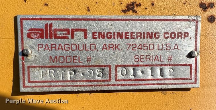 image for item KF9847 2001 Allen TRTP-95  paver