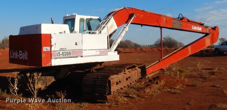 image for item KJ9028 Link-Belt LS-4300  long reach excavator