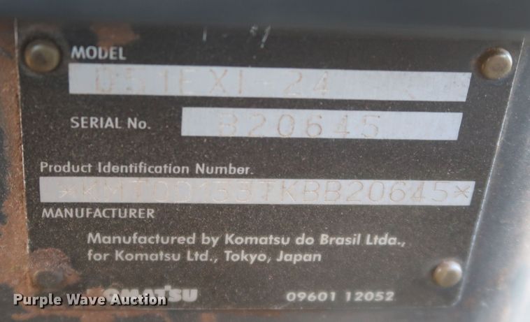 image for item MJ9206 2019 Komatsu D51EXI-24  dozer