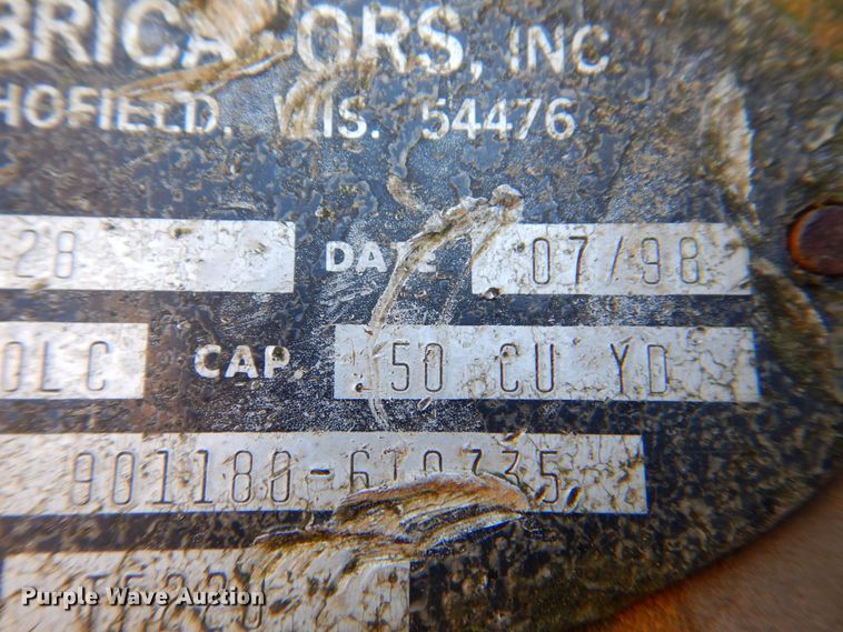 image for item MJ9805 (2) excavator buckets