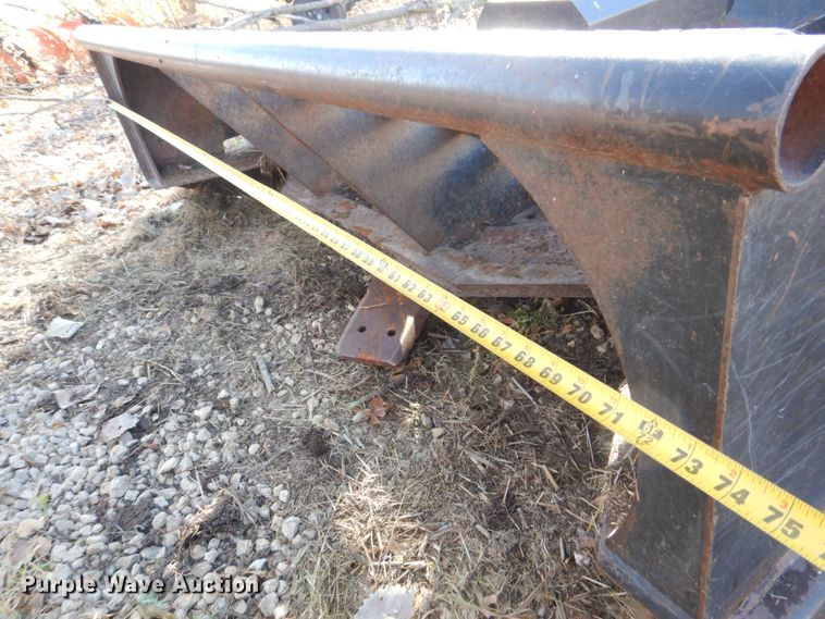 image for item MJ9810 80"W skid steer brush mower