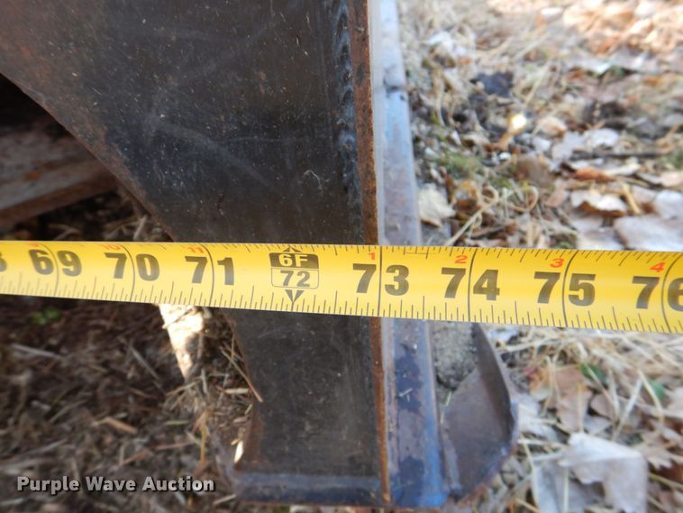 image for item MJ9810 80"W skid steer brush mower