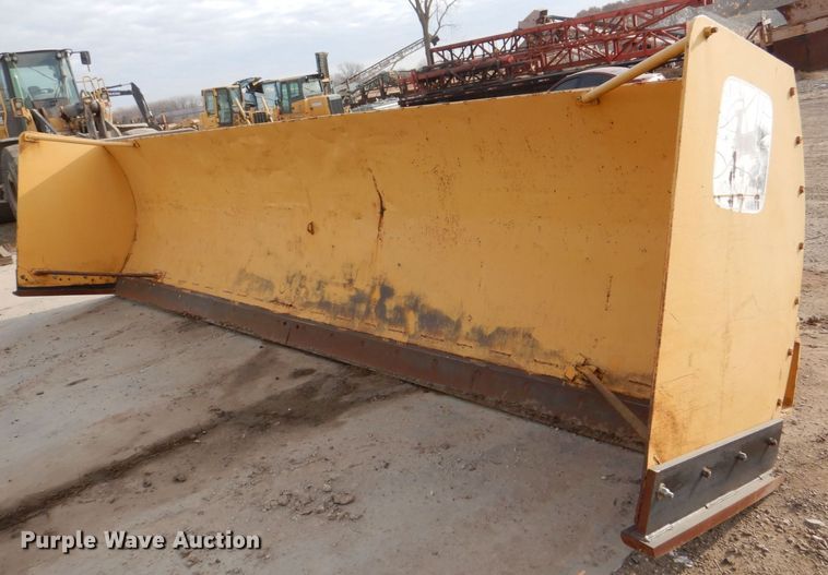 image for item MJ9813 20' W wheel loader snow pusher