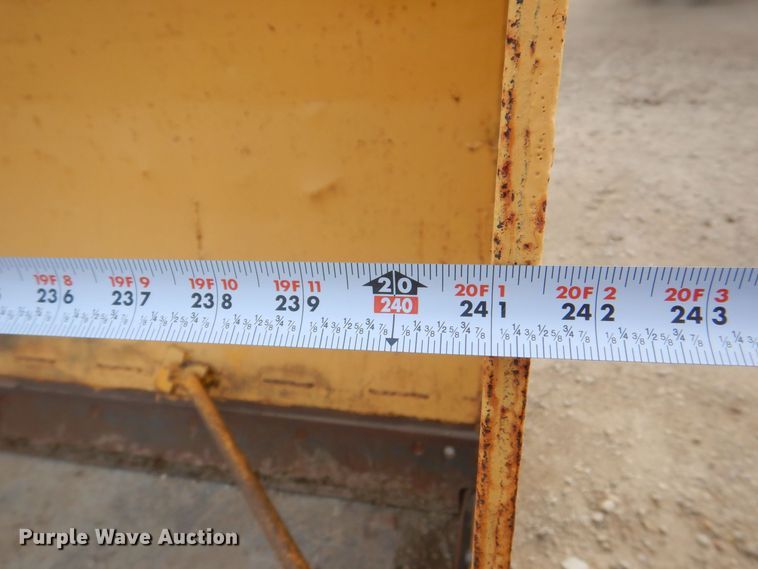 image for item MJ9813 20' W wheel loader snow pusher