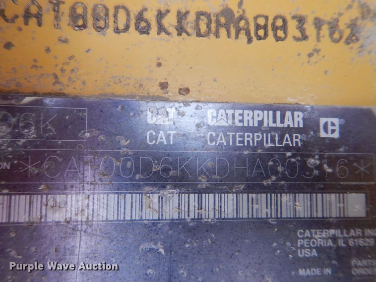 image for item MJ9814 2007 Caterpillar D6K LGP  dozer