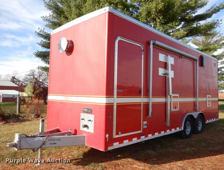 image for item MJ9822 2003 Wells Cargo EW2425  decontamination trailer