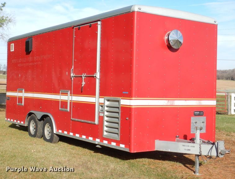 image for item MJ9822 2003 Wells Cargo EW2425  decontamination trailer