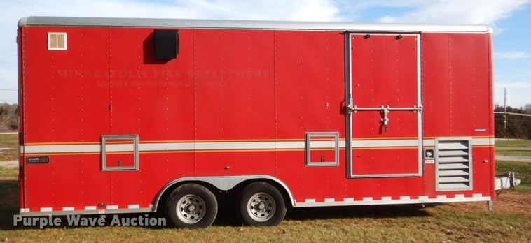 image for item MJ9822 2003 Wells Cargo EW2425  decontamination trailer
