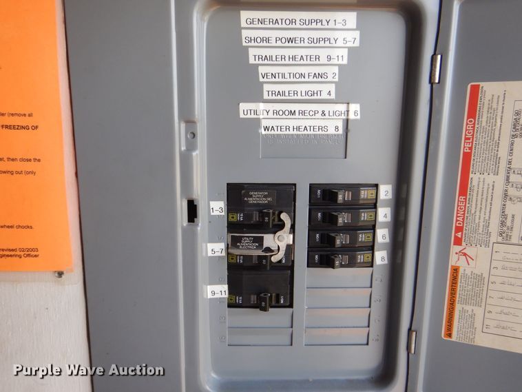 image for item MJ9822 2003 Wells Cargo EW2425  decontamination trailer