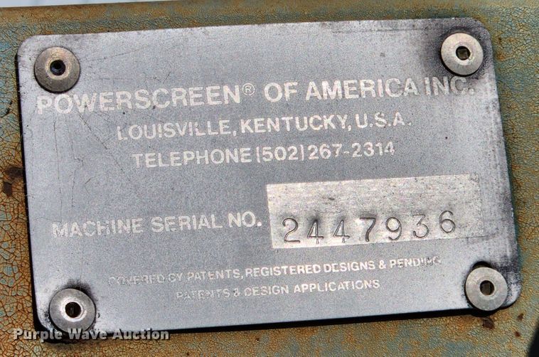 image for item MK9456 Powerscreen  conveyor