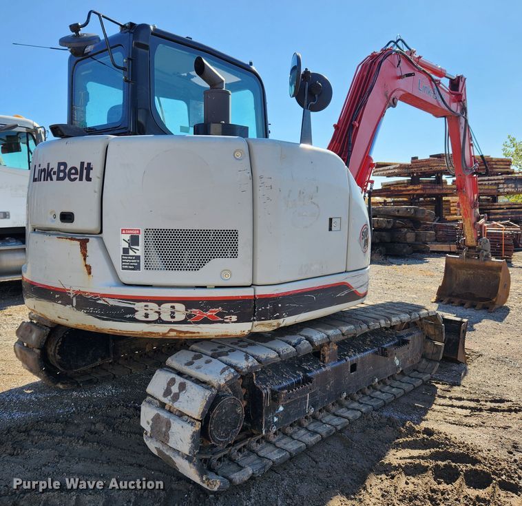 image for item MK9472 2018 Link Belt 80X3 mini excavator