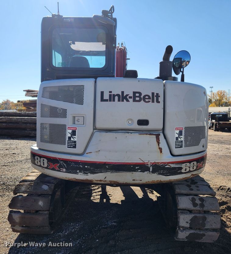image for item MK9472 2018 Link Belt 80X3 mini excavator