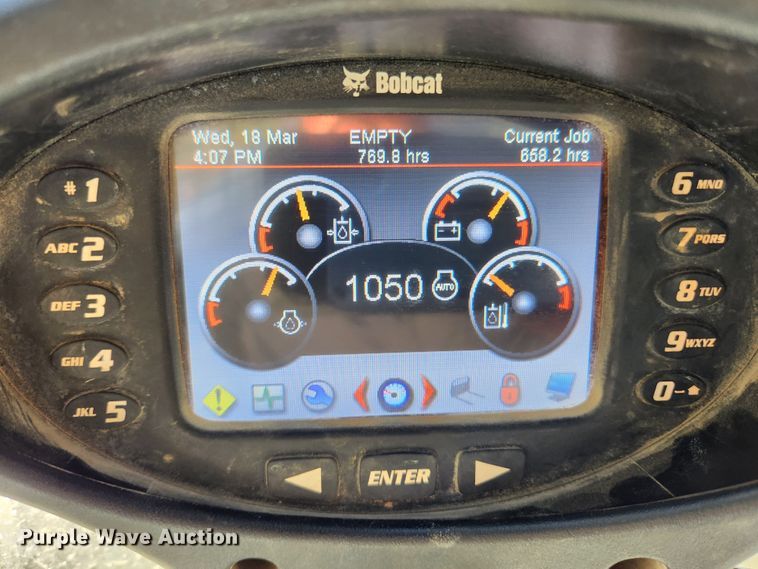 image for item MK9493 2016 Bobcat T750  tracked skid steer loader