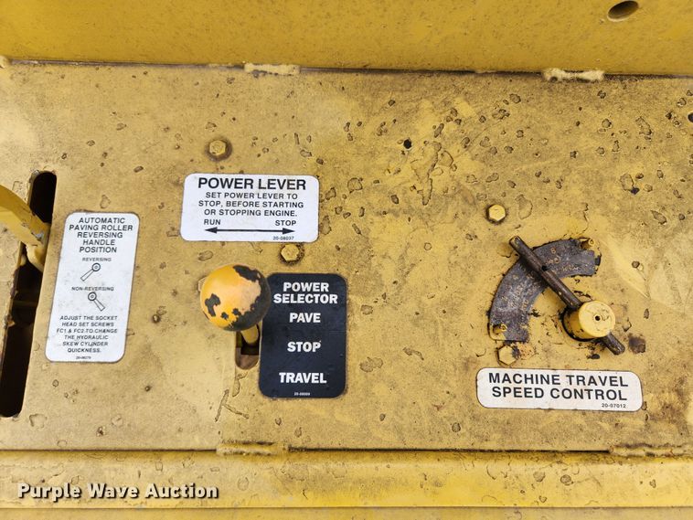 image for item MK9516 Terex Bid-Well  paver