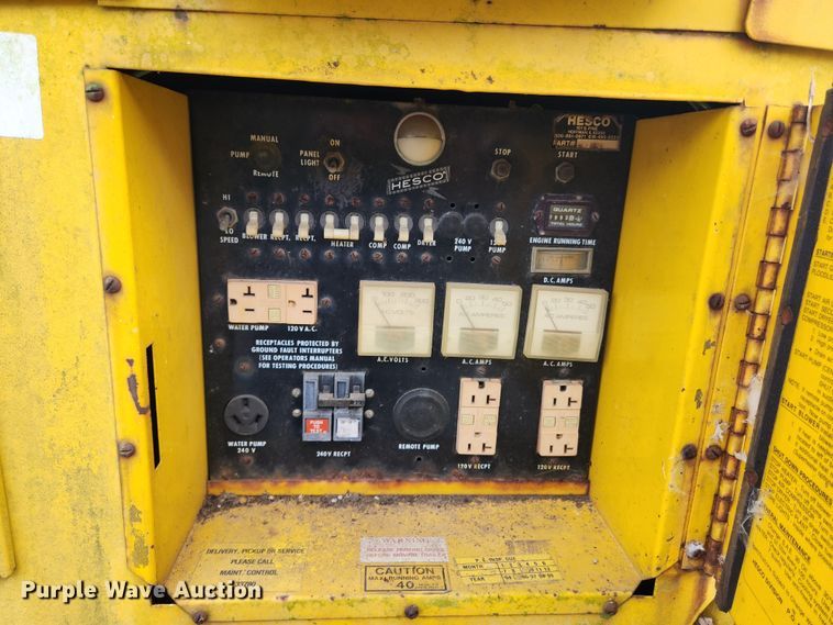 image for item MK9523 Hesco Mobile Power 1500 10H AF  air compressor