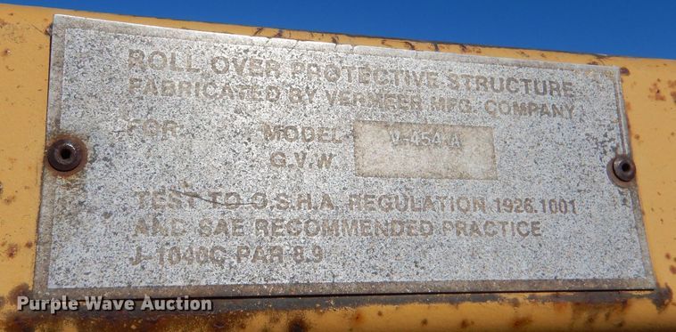 image for item MT9799 Vermeer V454A  trencher