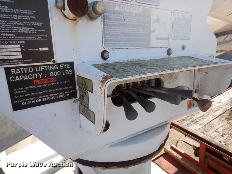 image for item MW9359 Altec  bucket truck bed